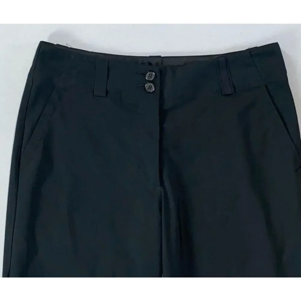 Nike 256859 Women's Dri-Fit Lightweight Performance Golf Pants. Black, 4. EUC!